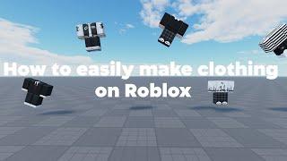How to easily make clothing on Roblox without a Photo Editor