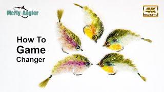 Micro Gamechanger Fly - most realistic baitfish pattern - McFly Angler streamer Fly Tying Tutorial