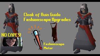 Cloak of Ruin Guide - Fashionscape Upgrades - Crack the Clue 3 | OSRS