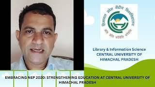 Department of Library & Information Science, Central University of Himachal Pradesh - NEP 2020