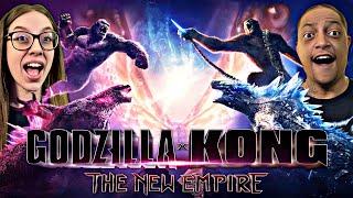 GODZILLA X KONG: THE NEW EMPIRE | MOVIE REACTION | HER FIRST TIME WATCHING | SCAR KING & SHIMU