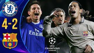 Chelsea vs Barcelona 4-2 | UCL Round of 16 2nd Leg 2005 !!