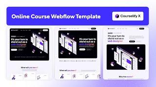 Online Course Website Template | Courselify X - BRIX Templates