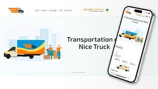 A Responsive landing website Transportation/ Design Using HTML | CSS | JS (Адаптивная верстка сайта)