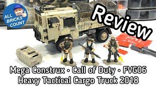 Mega Construx FVG06 Heavy Tactical Cargo Truck 2018 from Call of Duty review and summary