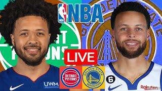 LIVE: DETROIT PISTONS vs GOLDEN STATE WARRIORS | NBA | PLAY BY PLAY | SCOREBOARD