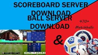 SCOREBOARD + BALL SERVERS DOWNLOD AND INSTALL WITH SIDER | PES 2021 PC