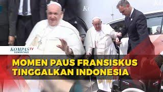 Momen Paus Fransiskus Tinggalkan Indonesia, Bertolak ke Papua Nugini