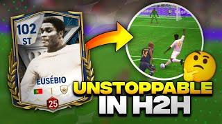 This FREE Hall Of Legends EUSEBIO is Unstoppable in H2H - FC Mobile!!