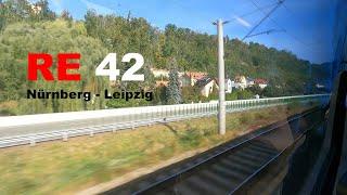 Franken-Thüringen-Express: Mitfahrt im RE 42 von Nürnberg nach Leipzig