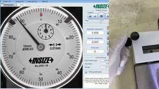 Bedienung Automatisches Messuhrenprüfgerät INSIZE Art. ISQ-DB50