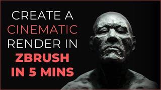 How to create a stunning CINEMATIC render in Zbrush in 5 minutes! The Digital Clay's setup