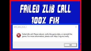 GTA V  Failed Zlib Call Error 100% Fix | No Extra Software Needed-PC