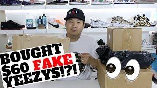 I BOUGHT $60 FAKE YEEZYS. HOW GOOD ARE THEY?!