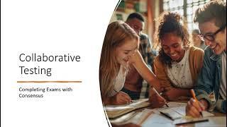 Collaborative Testing & Problem-Based Learning | Outcomes & Best Practices