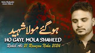 21 Ramzan Noha 2024 | Ho Gaye Mola Shaheed | Rahib Ali | New Noha 2024 Shahadat Imam Ali | Noha 2024
