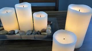 Gerson 6 Piece LED Flameless Candle Set from Costco | Battery Powered Candles with Remote and Timer