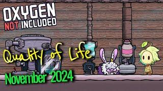 Quality of Life Update! - November 2024