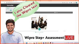 Step plus demo assessment 2023 | Step plus assessment 2023 | How to crack Wipro step plus assessment