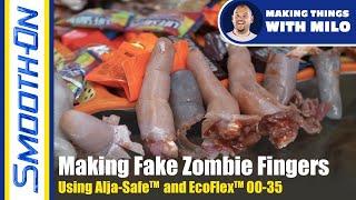 Making Silicone Severed Zombie Fingers Using Alja-Safe and Ecoflex
