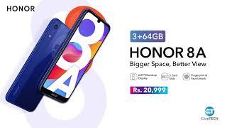 HONOR 8A 3+64GB | Now Available for Rs. 20,999