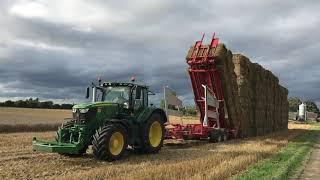 John Deere 6215 & Arcusin Auto Stack