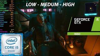 Cyberpunk 2077 | i5 6500 | GTX 1650 4GB | 8GB RAM