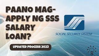 PAANO MAG APPLY NG SALARY LOAN SA SSS ONLINE? UPDATED PROCESS 2023 | Marjorie Tapang