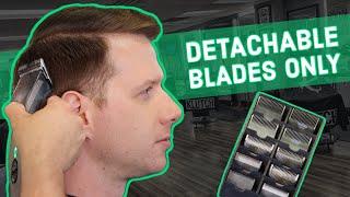 DETACHABLE BLADES ONLY CHALLENGE | @TankBeChoppin  | @Jayblends |Barber Tutorial | Barber How To