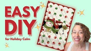 Sew Your Calm: Easy DIY Mug Mat for Emotional Fitness This Holiday Season | Scrap Sewing Tutorial