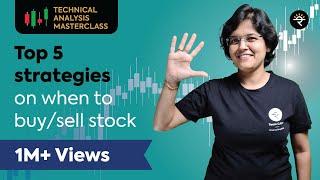 Top 5 Strategies on When to Buy Sell Stocks | CA Rachana Ranade