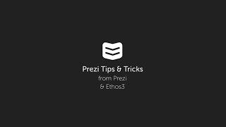 Prezi Presentation Design Tips - by Ethos3 and Prezi