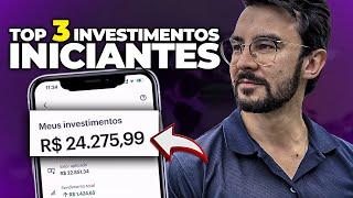 TOP 3 INVESTIMENTOS PARA INICIANTES - Como investir em CDB, LCI e LCA, Tesouro Direto, Ações e FIIS