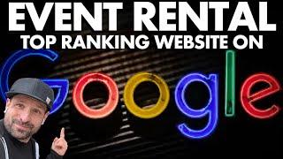 Get Your Event Rental Website to #1 on Google!  SEO Tips for More Bookings