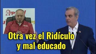 Diosdado, otra vez, hace el rídiculo y mal educado