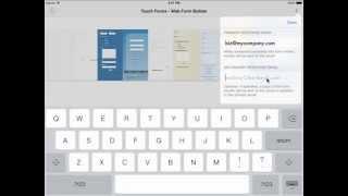 How to create a brand new form group using Touch Forms for iPad