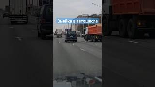 Учат ли змейку в автошколе. Конусы валяются на дороге #автошкола #вождение #змейка #ситуациянадороге