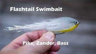 Tying the Flashtail Swimbait in Headlight colourway - Snag proof and weedless