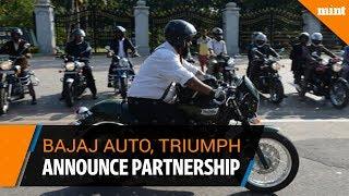 Bajaj Auto Ltd announces partnership with Triumph Motorcycle UK