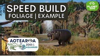 Planet Zoo | Aotearoa Zoo & Aquarium | Speed Build - Foliage example