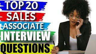 Sales Associate Interview Questions and Answers