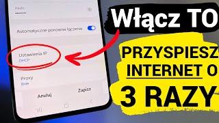 Włącz o 3 razy szybszy inernet w telefonie.