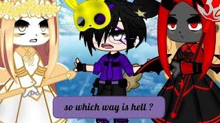 Hell or heaven meme Afton family gacha club My Au { read description} FLASH WARNING 