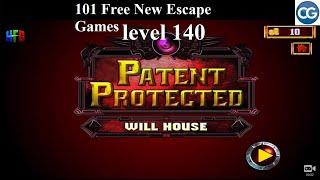 101 Free New Escape Games level 140- Patent Protected  WILL HOUSE - Complete Game