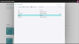 Printer Queues - LogTrade Connect for Dynamics 365 Business Central