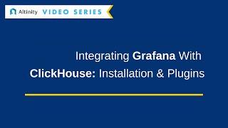 How to integrate Grafana with ClickHouse | ClickHouse Tutorial