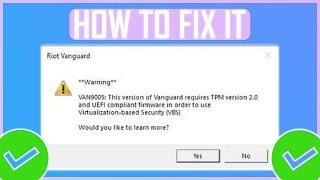 VALORANT VAN9005 ERROR CODE FIX (NEW)