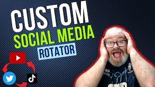 CUSTOMISE YOUR OWN social media rotator with this UNDERATED OBS PLUGIN #obsstudio
