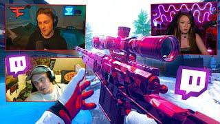 Killing Twitch Streamers in Search and Destroy (Both POV's + Reactions)