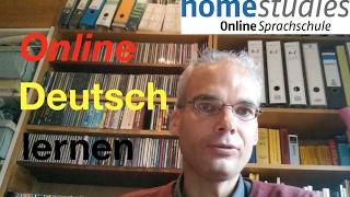 Online Deutsch lernen mit Gerhard von homestudies [GER Subtitle]